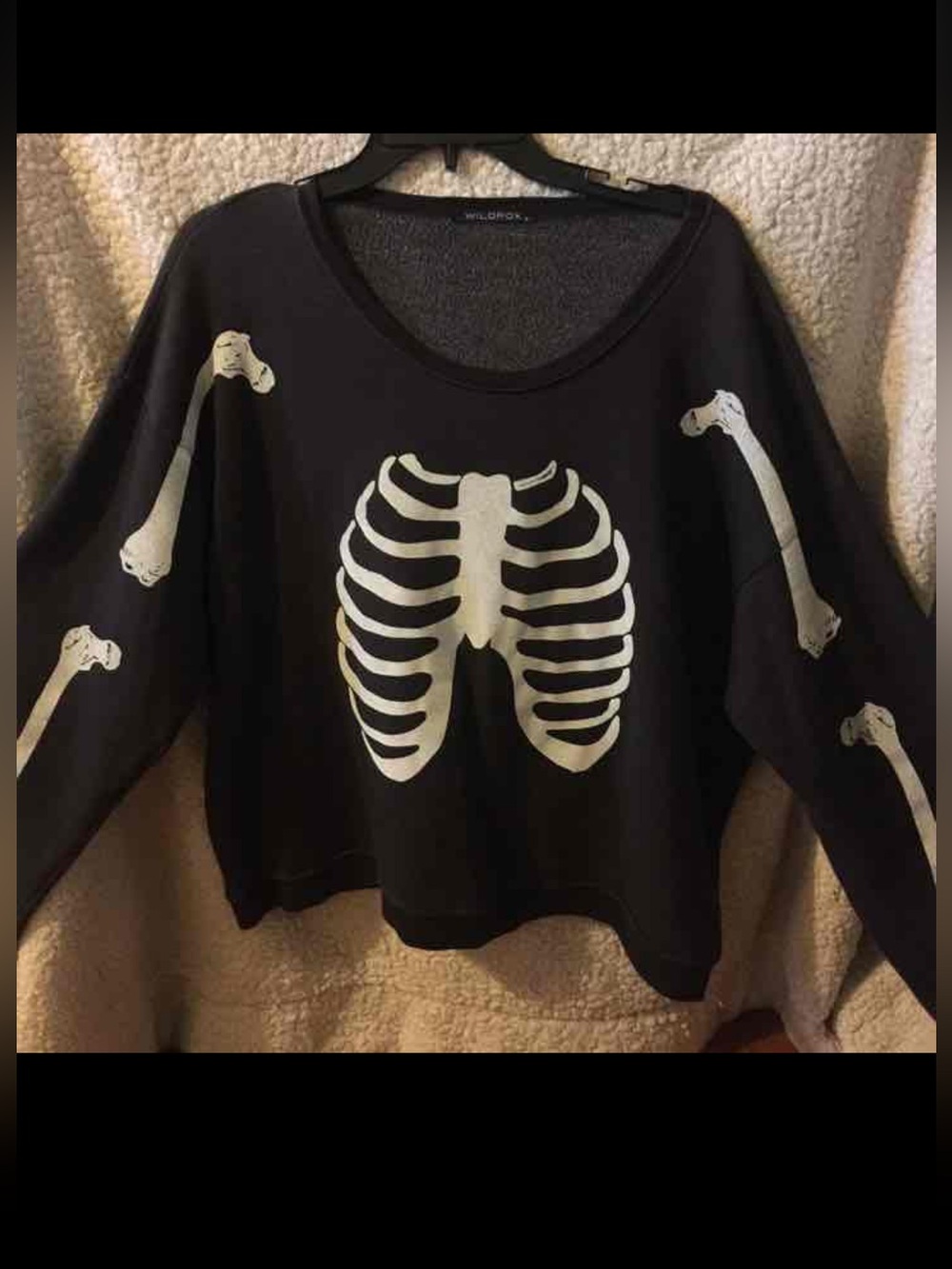 Wildfox Skeleton Bones Sweater - Picture 1 of 4